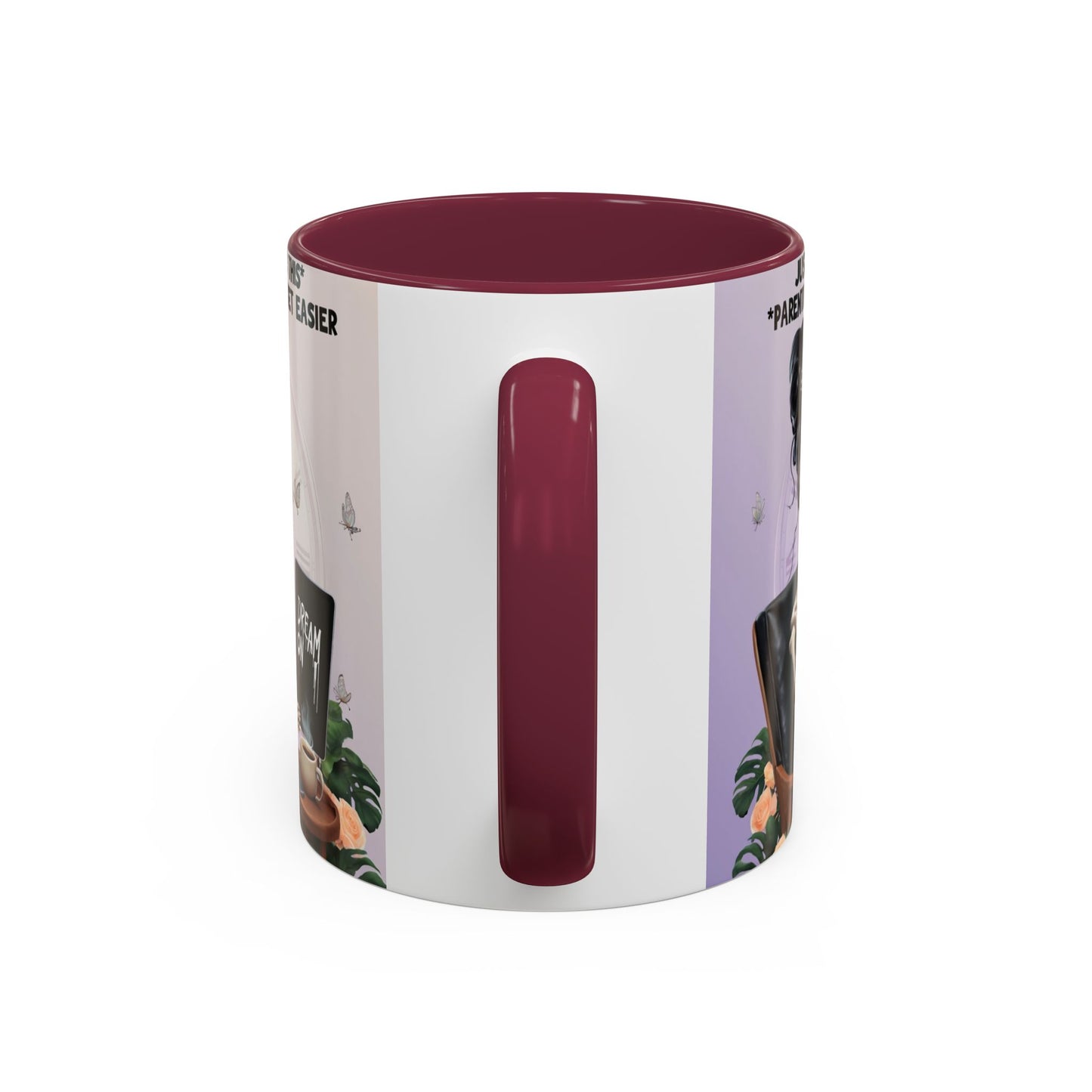 Skeleton Mom Coffee Mug — "Just Waiting For This Parenting Thing To Get Easier" 11oz/15oz