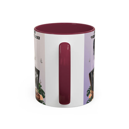 Skeleton Mom Coffee Mug — "Just Waiting For This Parenting Thing To Get Easier" 11oz/15oz