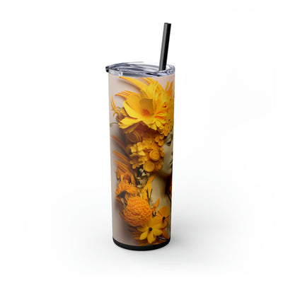 Skinny Tumbler with Straw, 20oz Zodiac Gemini (Guy)