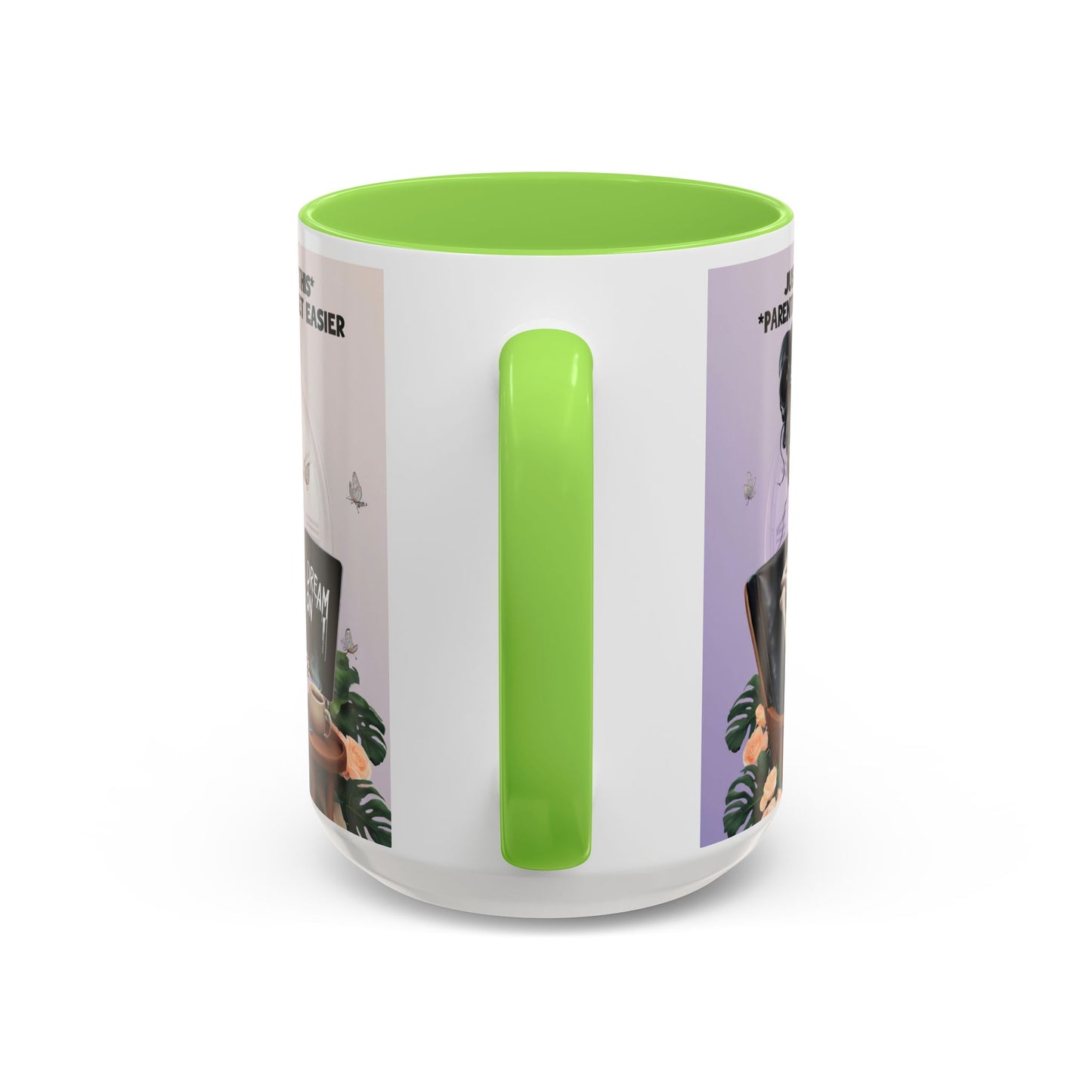 Skeleton Mom Coffee Mug — "Just Waiting For This Parenting Thing To Get Easier" 11oz/15oz