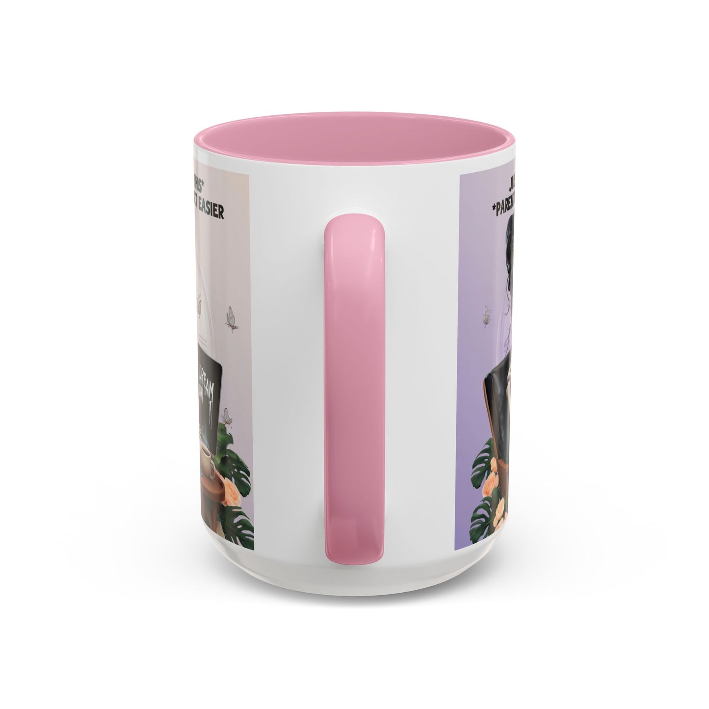 Skeleton Mom Coffee Mug — "Just Waiting For This Parenting Thing To Get Easier" 11oz/15oz