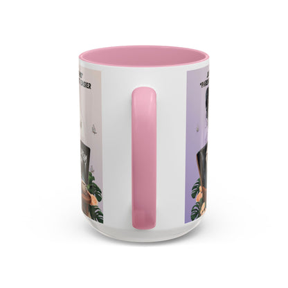 Skeleton Mom Coffee Mug — "Just Waiting For This Parenting Thing To Get Easier" 11oz/15oz