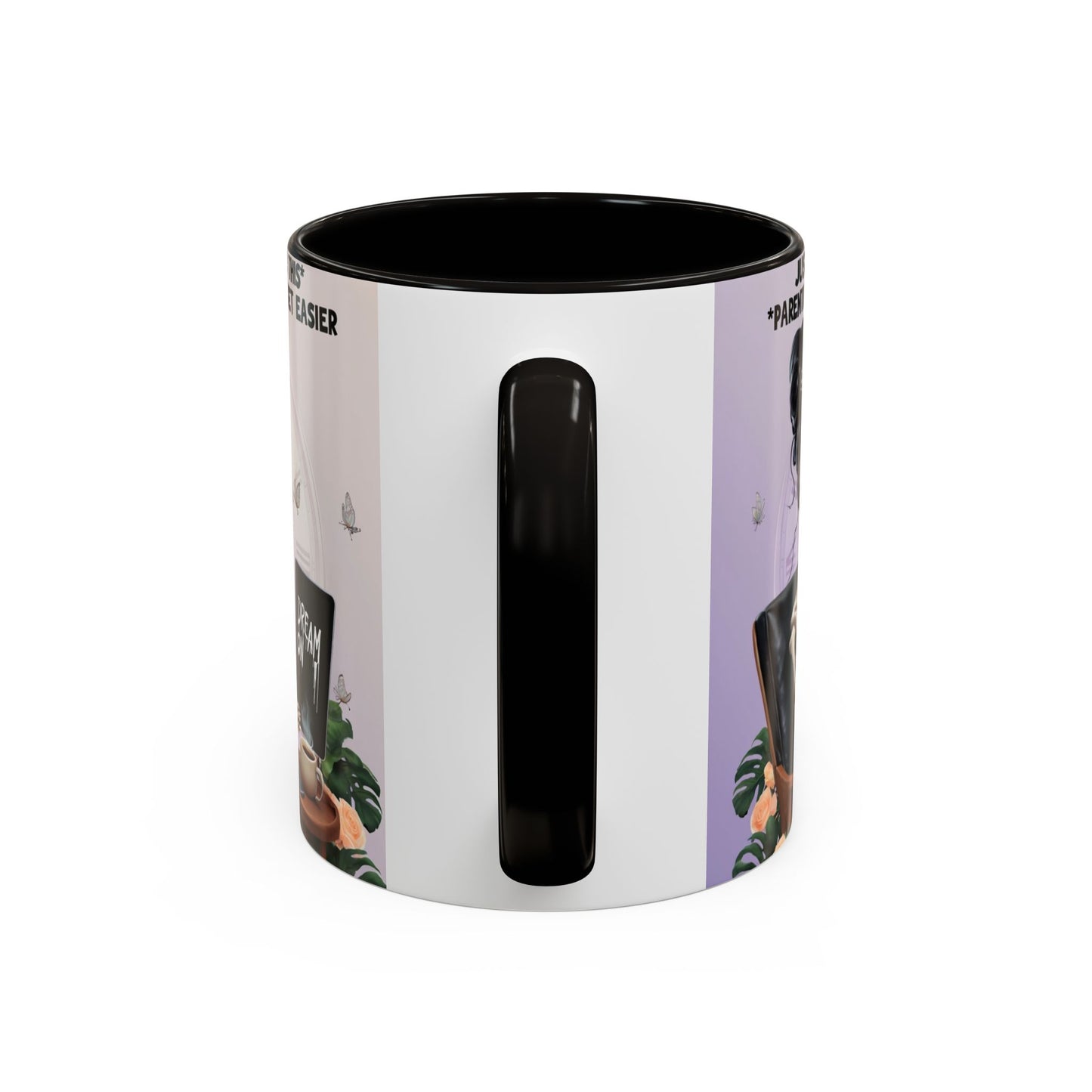 Skeleton Mom Coffee Mug — "Just Waiting For This Parenting Thing To Get Easier" 11oz/15oz
