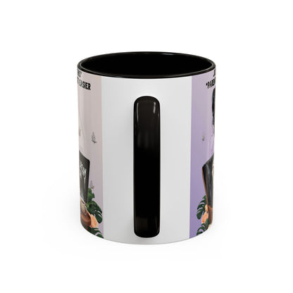 Skeleton Mom Coffee Mug — "Just Waiting For This Parenting Thing To Get Easier" 11oz/15oz