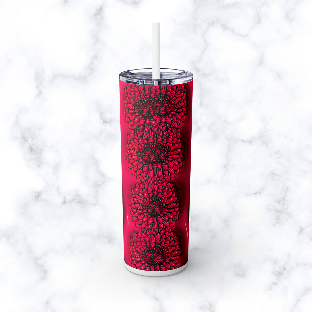 Skinny Tumbler with Straw, 20oz Zodiac Scorpio