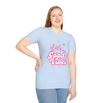 "Pink Good Vibes " T-shirt