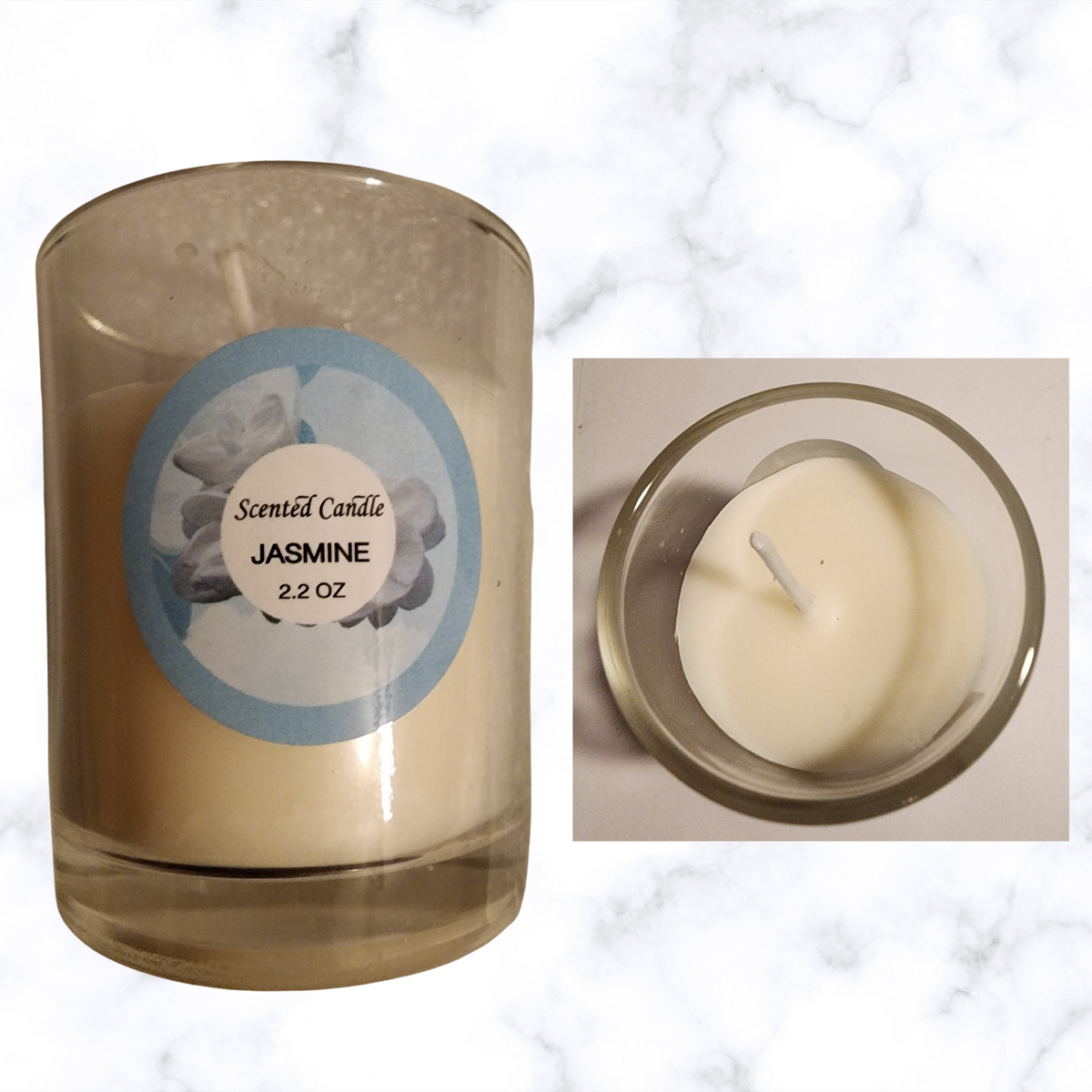 Small Mini Candle (Jasmine Scented)