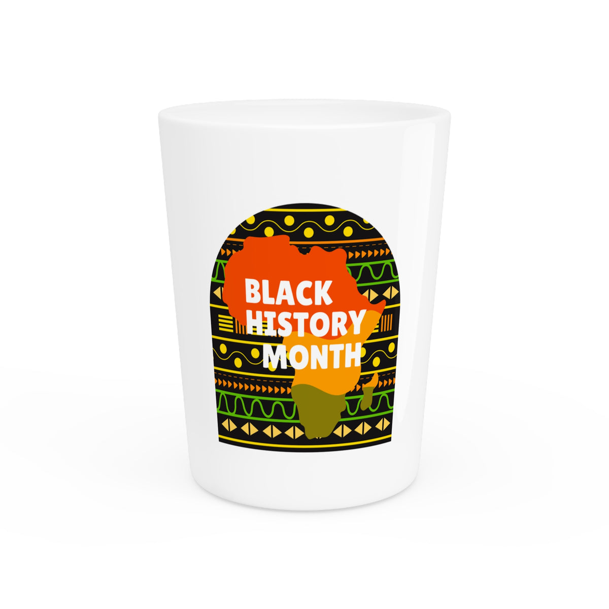 Black History Month Shot Glass