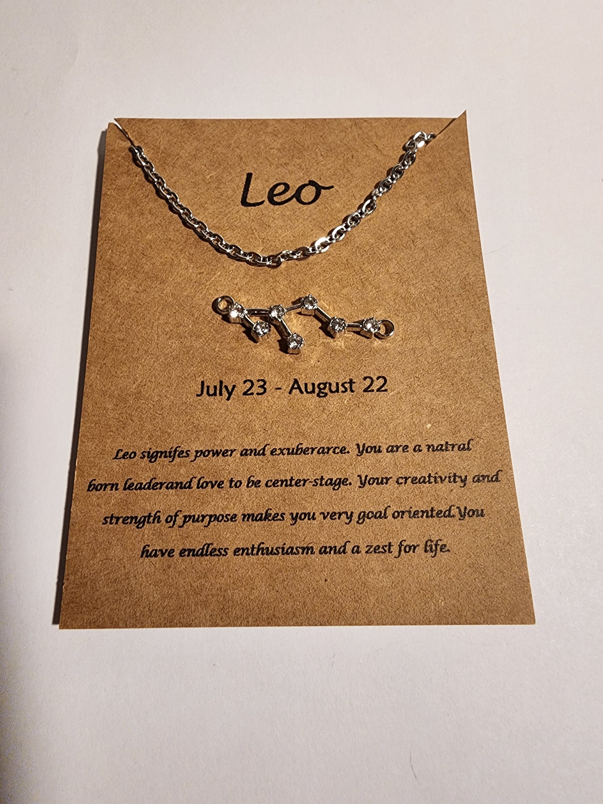 Leo Zodiac Necklace