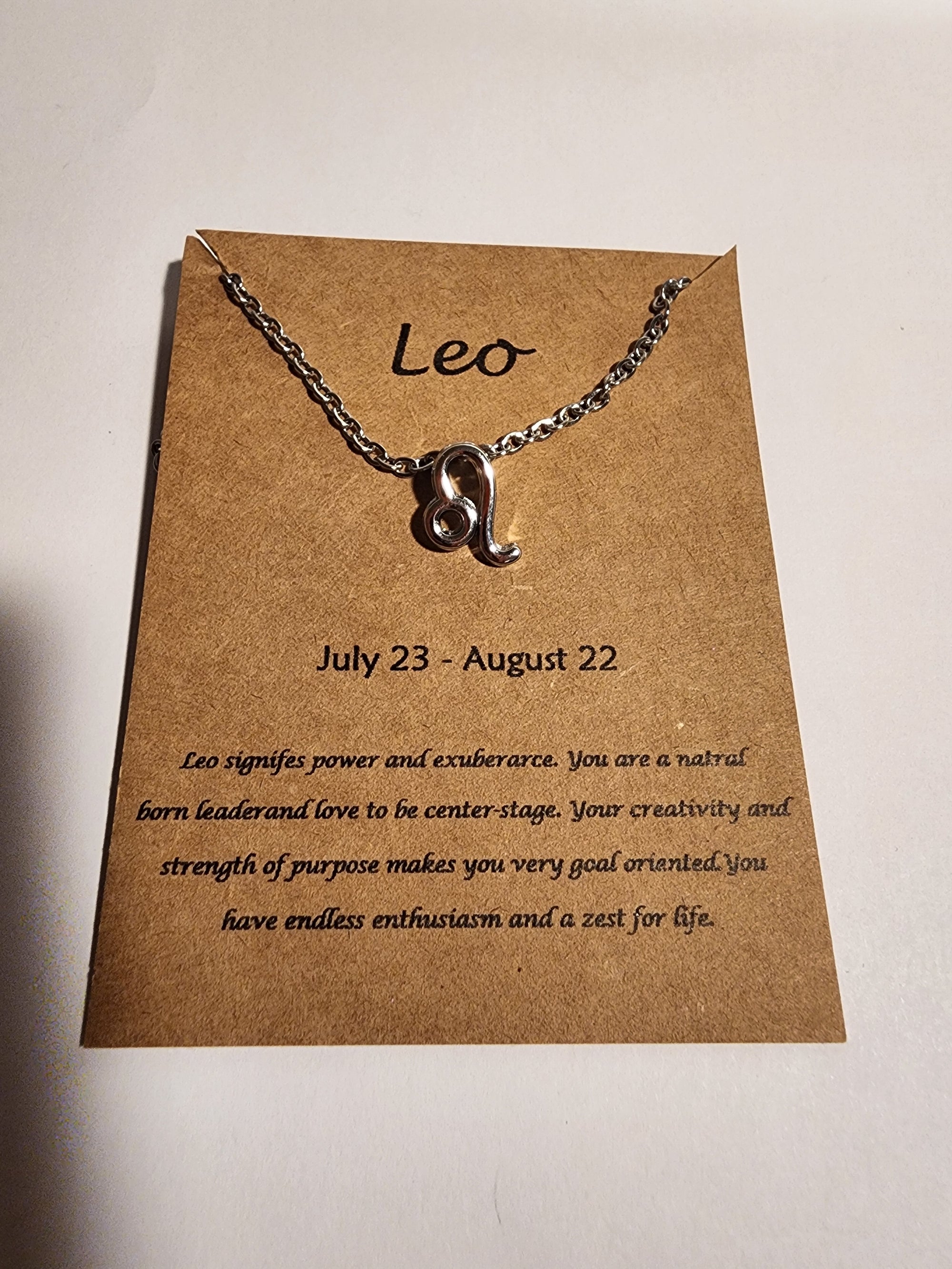 Leo Zodiac Necklace