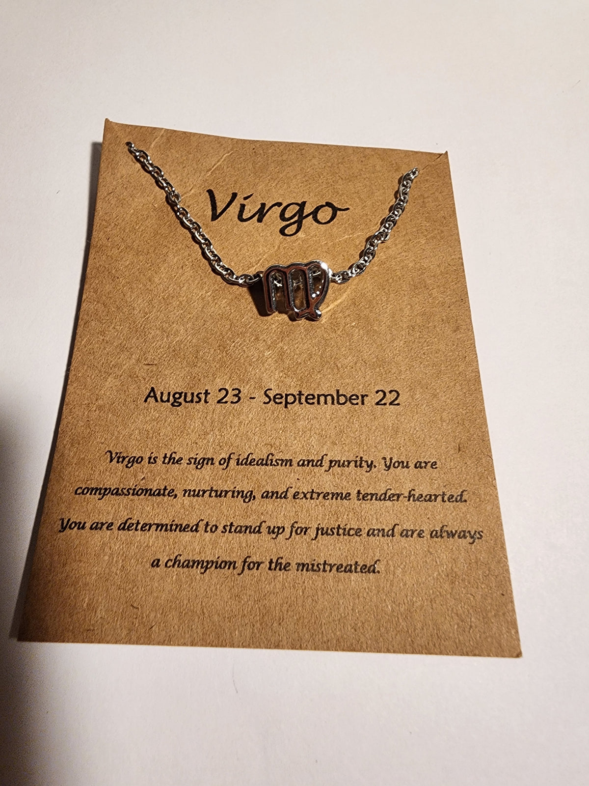 Virgo Zodiac Necklace