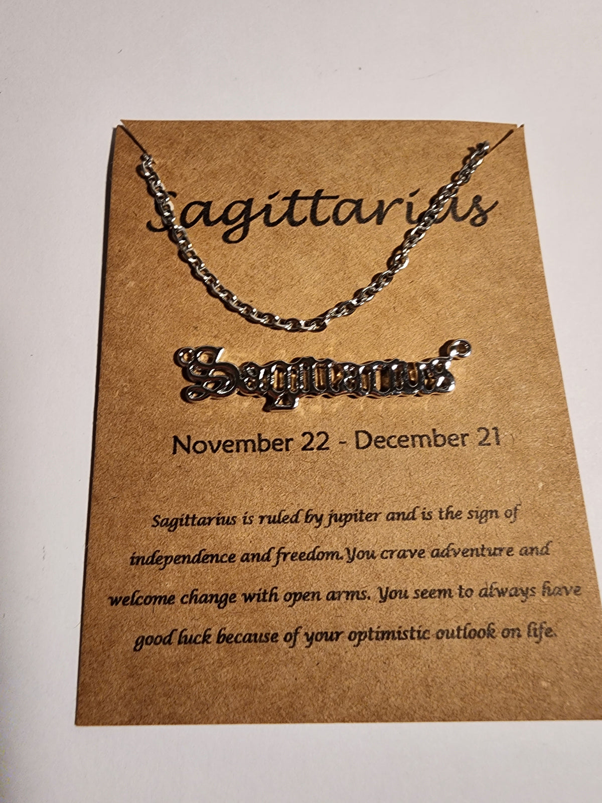 Sagittarius Zodiac Necklace