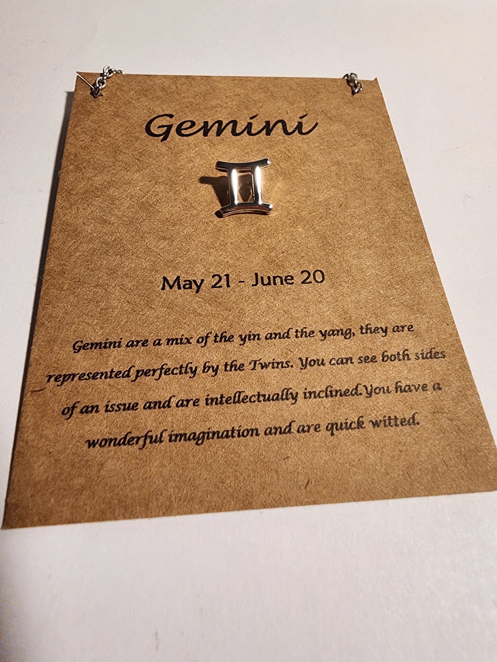 Gemini Zodiac Necklace