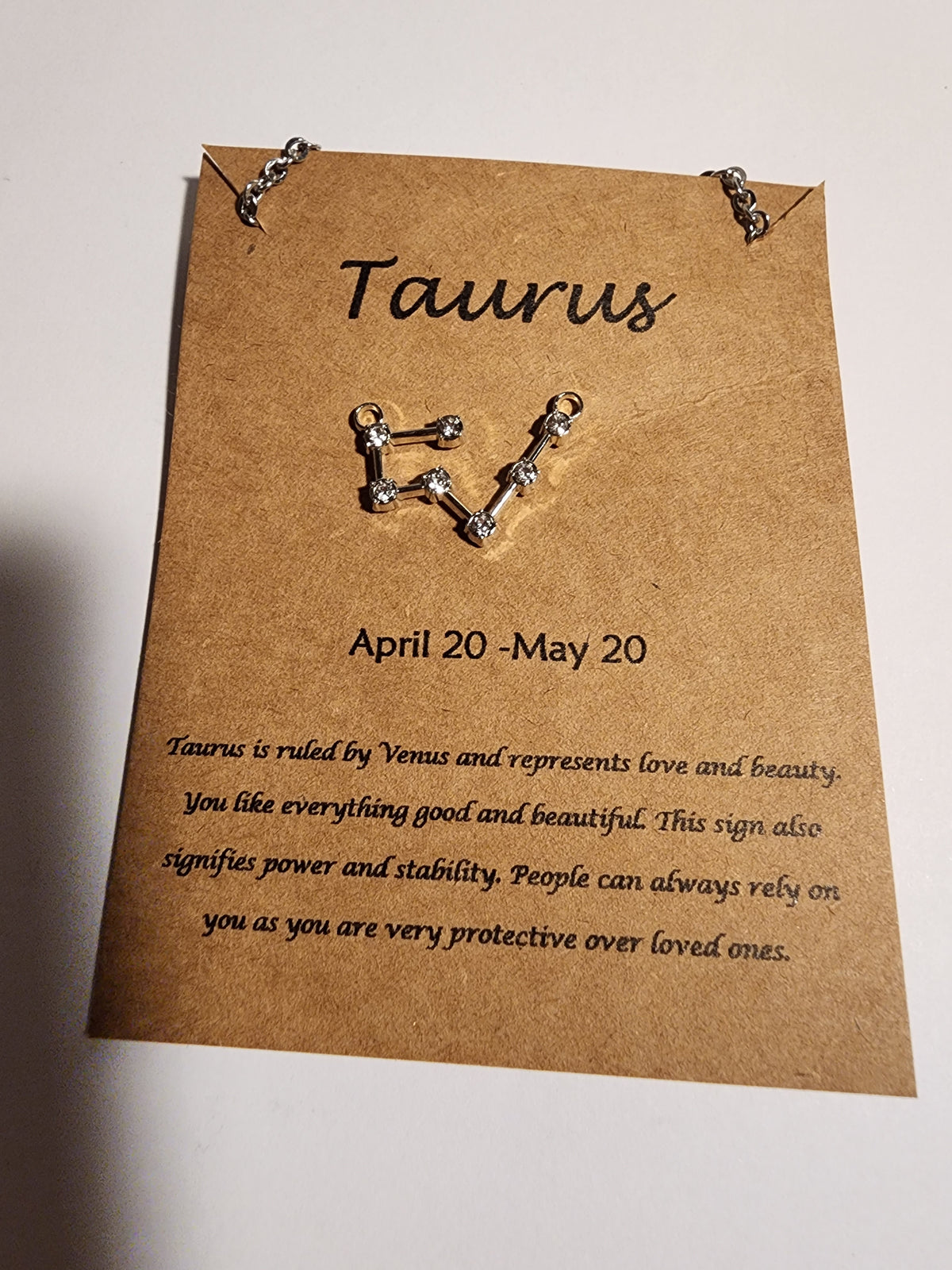 Taurus Zodiac Necklace