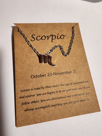 Scorpio Zodiac Necklace