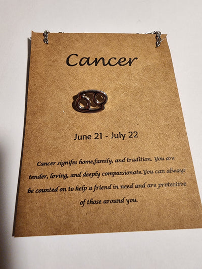 Cancer Zodiac Necklace