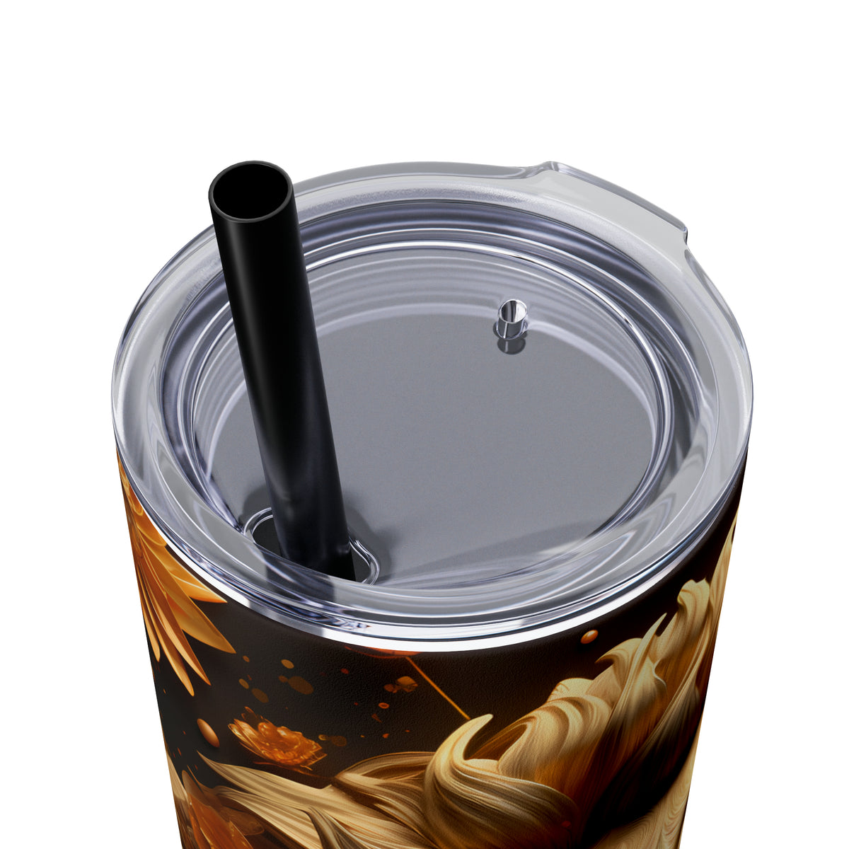 Skinny Tumbler with Straw, 20oz Zodiac Leo-2