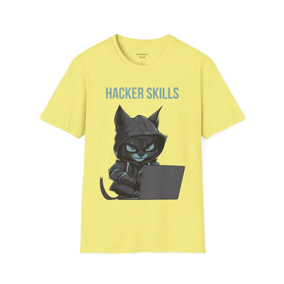 "Hacker Skills Cat" T-shirt