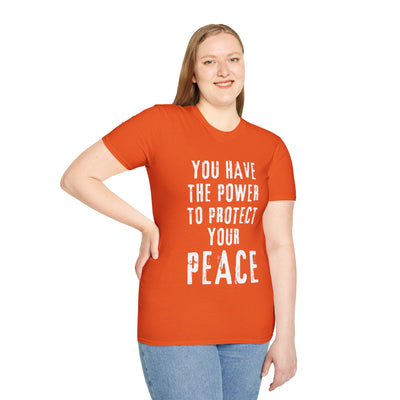 "Protect your peace" T-shirt