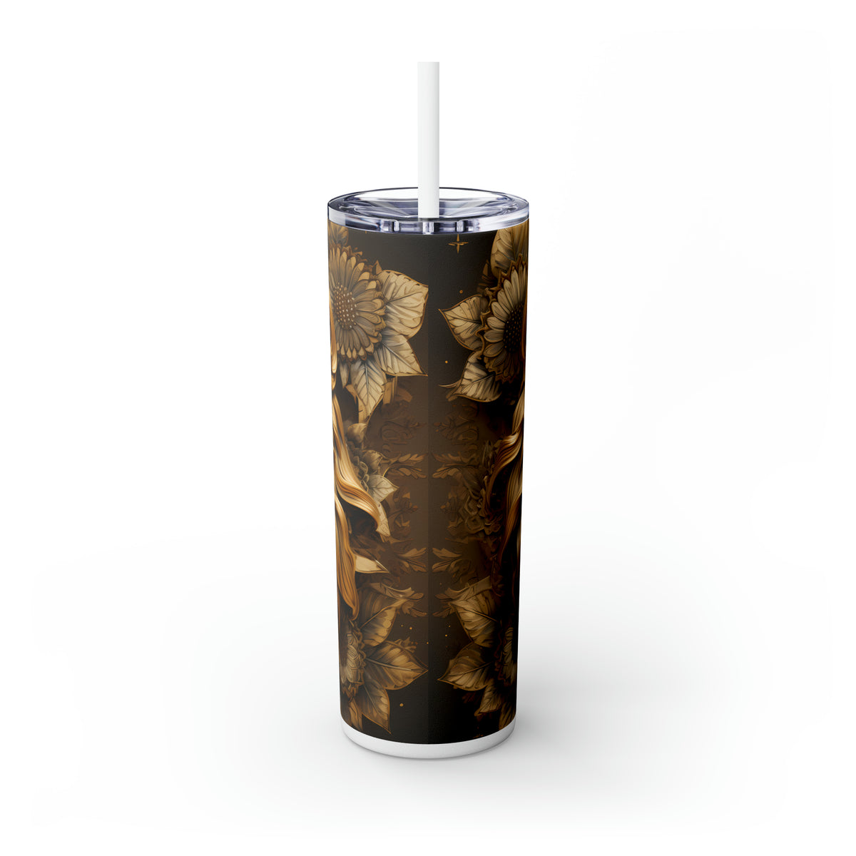 Skinny Tumbler with Straw, 20oz Zodiac Leo