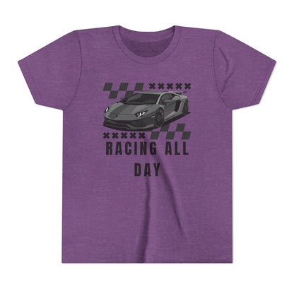 Racing all day Kids Tshirt