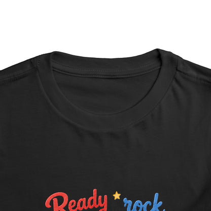 Ready to Rock Pre-K Toddler Tee — Back to School Bear Shirt