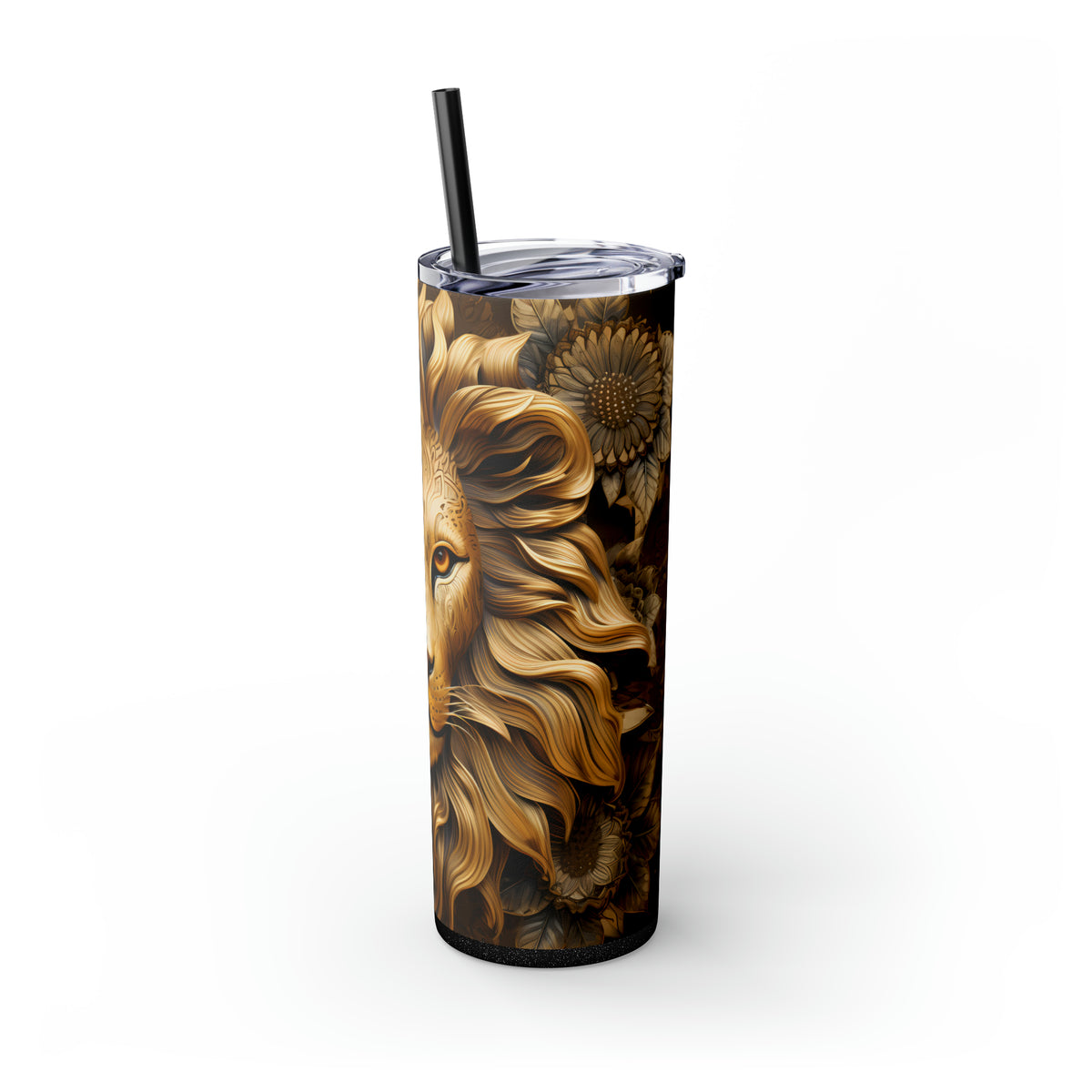 Skinny Tumbler with Straw, 20oz Zodiac Leo