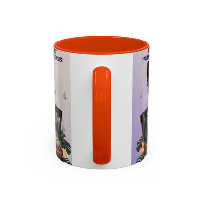 Skeleton Mom Coffee Mug — "Just Waiting For This Parenting Thing To Get Easier" 11oz/15oz