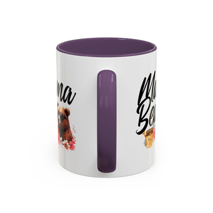 Mama Bear Accent Coffee Mug - Perfect Gift for Moms, 11 and 15oz
