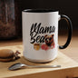 Mama Bear Accent Coffee Mug - Perfect Gift for Moms, 11 and 15oz