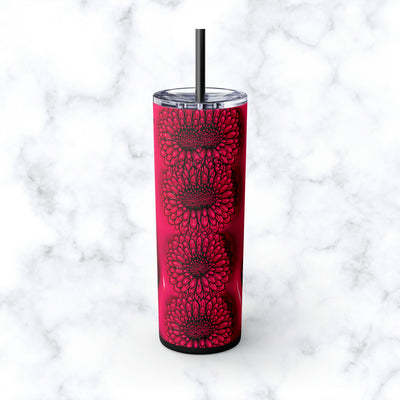 Skinny Tumbler with Straw, 20oz Zodiac Scorpio