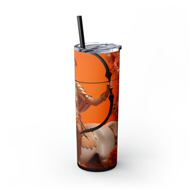 Skinny Tumbler with Straw, 20oz Zodiac Saggitarius