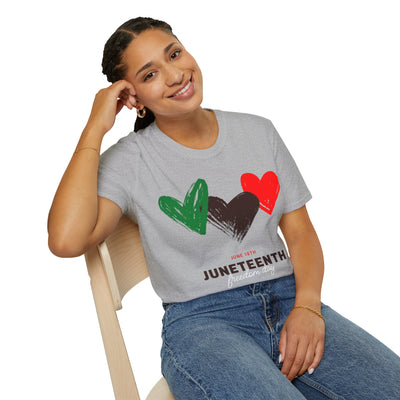 Juneteenth Hearts shirt