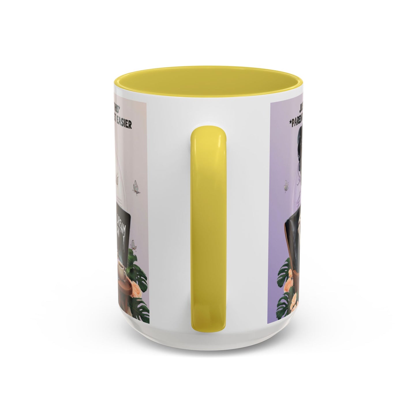 Skeleton Mom Coffee Mug — "Just Waiting For This Parenting Thing To Get Easier" 11oz/15oz