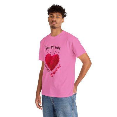 Heavy Cotton Tee with My forever valentine