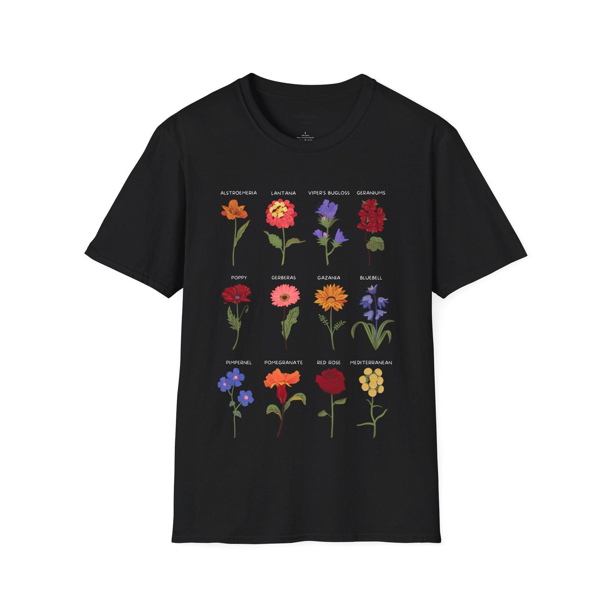 "Flowers with (names) T-shirt