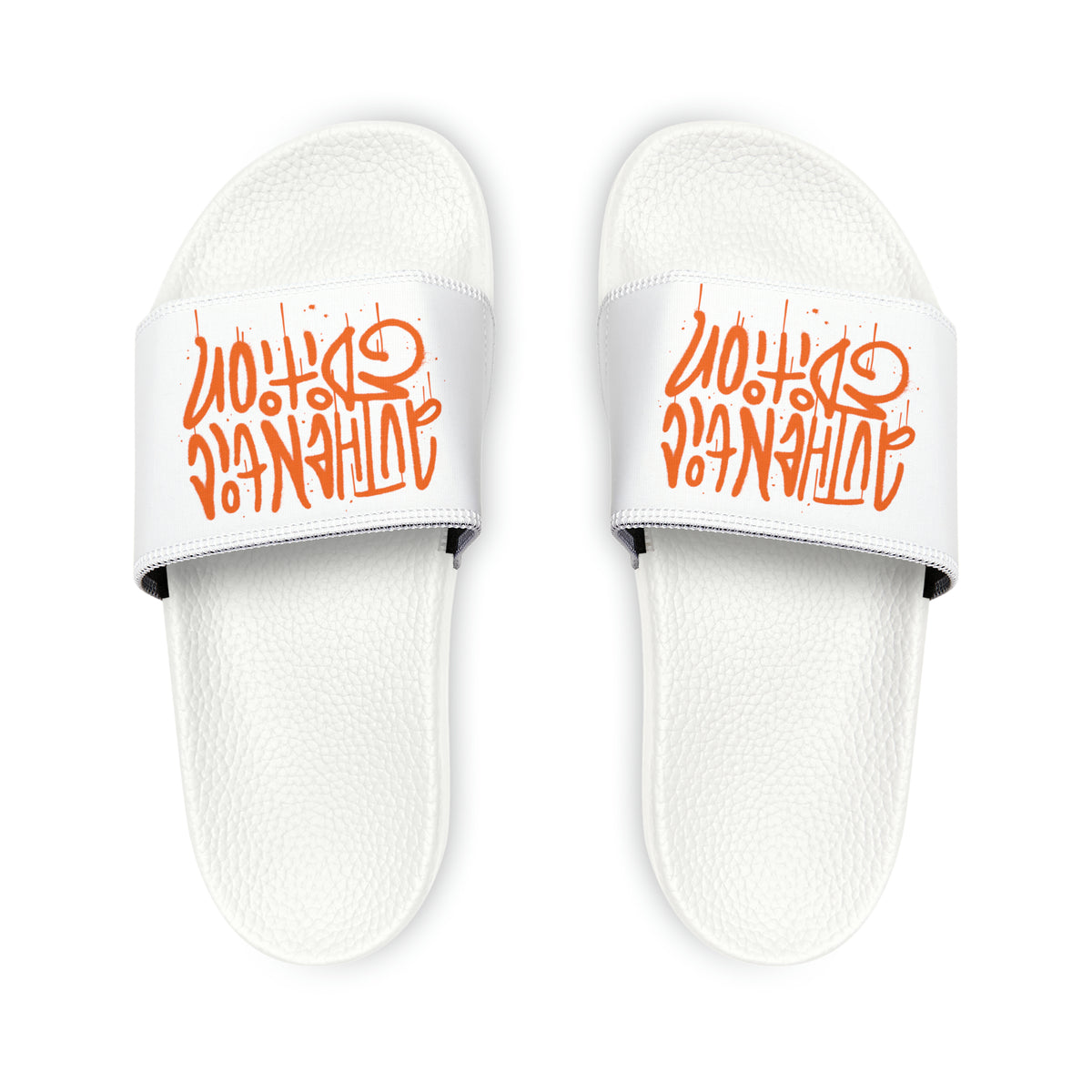 Women's Slide Sandals "Orange Authentic Edition"