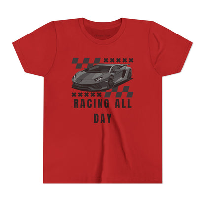 Racing all day Kids Tshirt