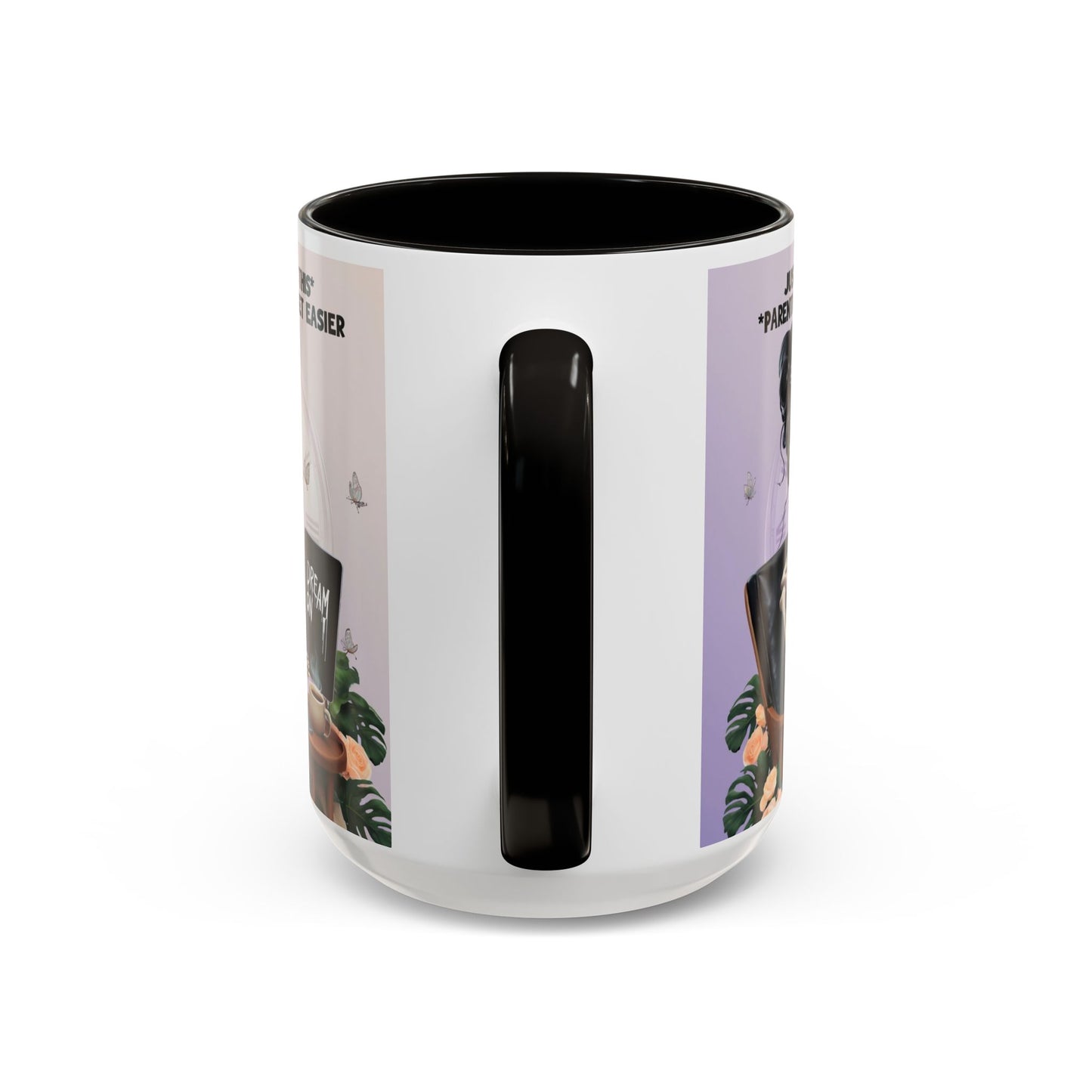 Skeleton Mom Coffee Mug — "Just Waiting For This Parenting Thing To Get Easier" 11oz/15oz