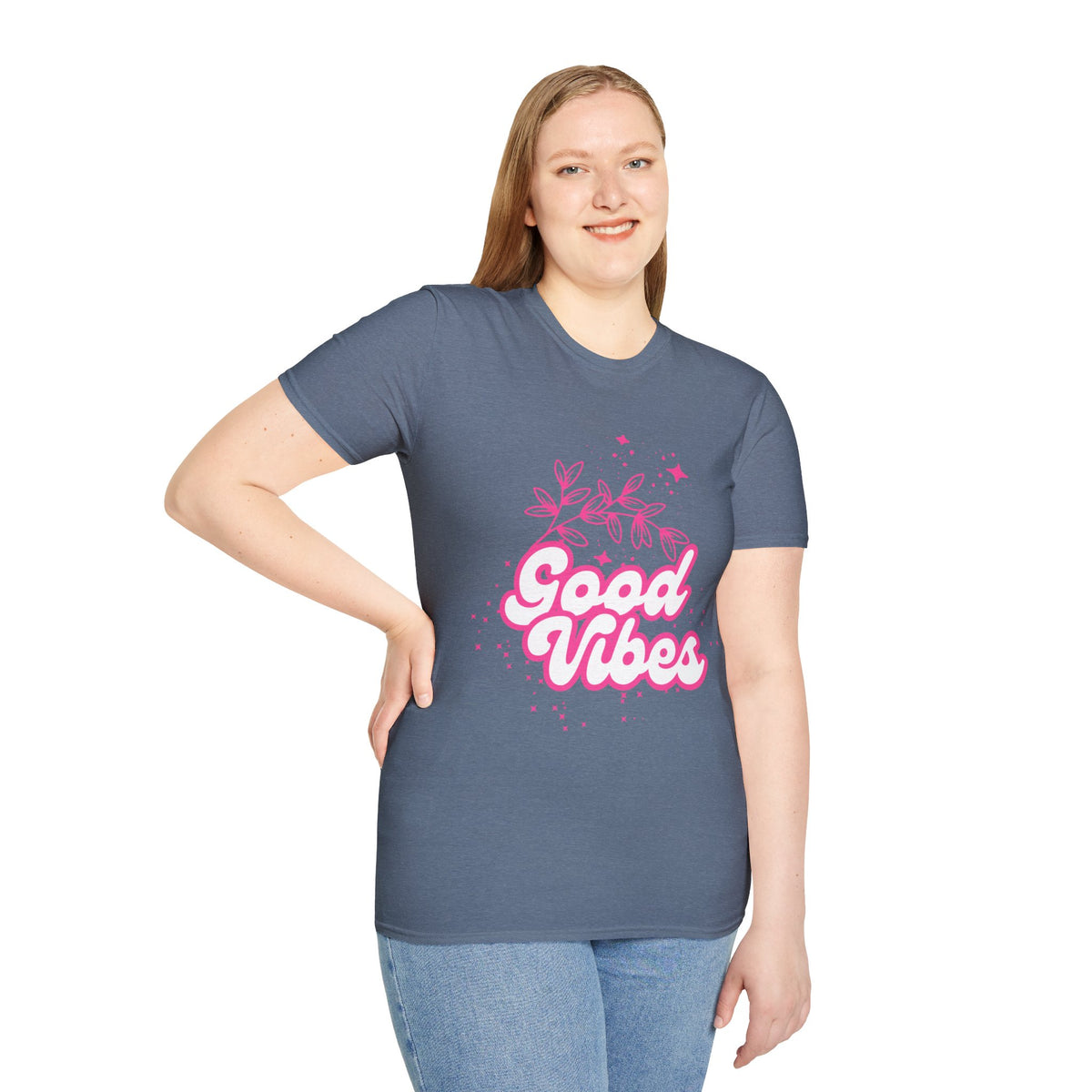 "Pink Good Vibes " T-shirt