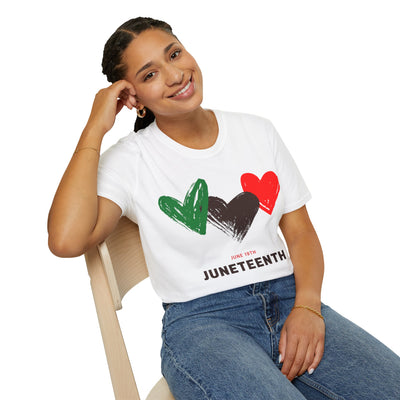 Juneteenth Hearts shirt