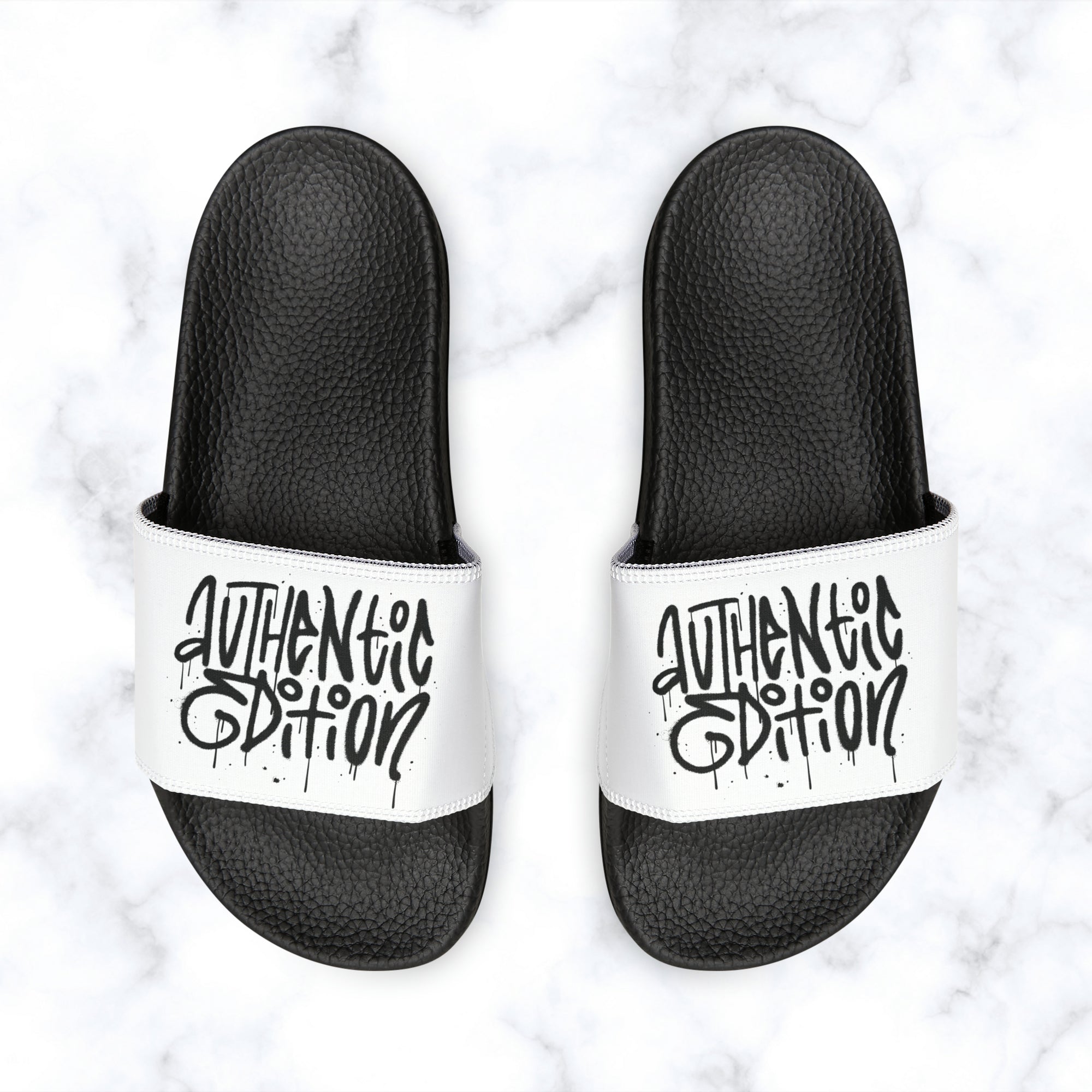 Women's Slide Sandals "Black Authentic Edition"