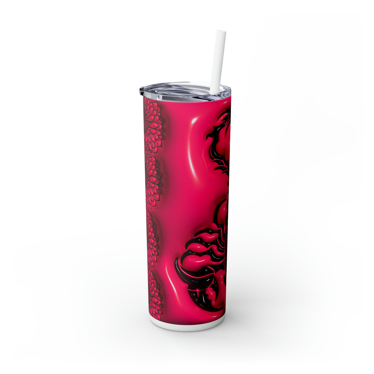 Skinny Tumbler with Straw, 20oz Zodiac Scorpio