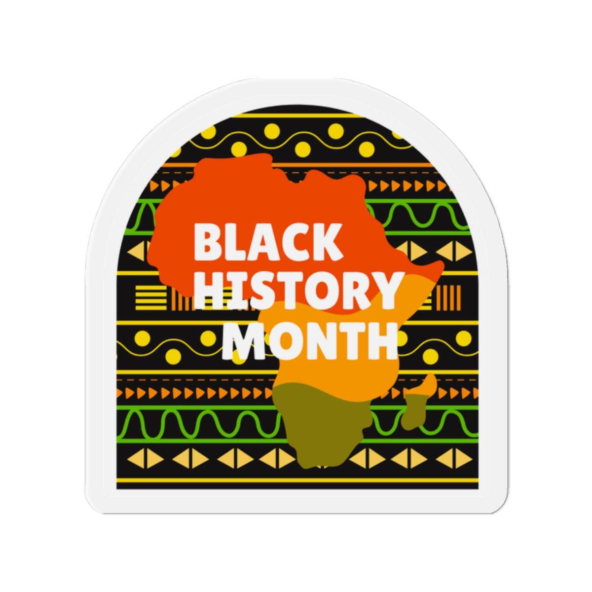 Black History Month Die-Cut Magnet