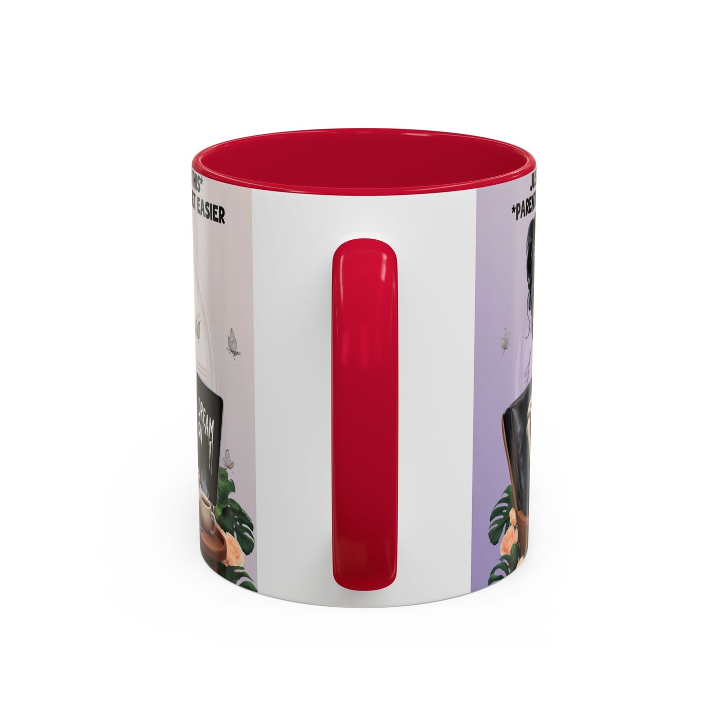 Skeleton Mom Coffee Mug — "Just Waiting For This Parenting Thing To Get Easier" 11oz/15oz