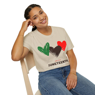 Juneteenth Hearts shirt