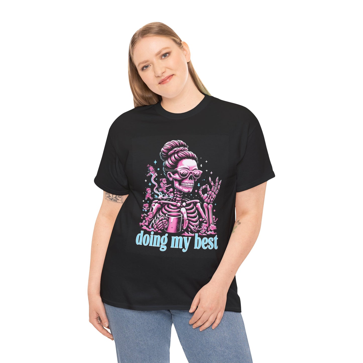 Skeleton 'Doing My Best' T-Shirt