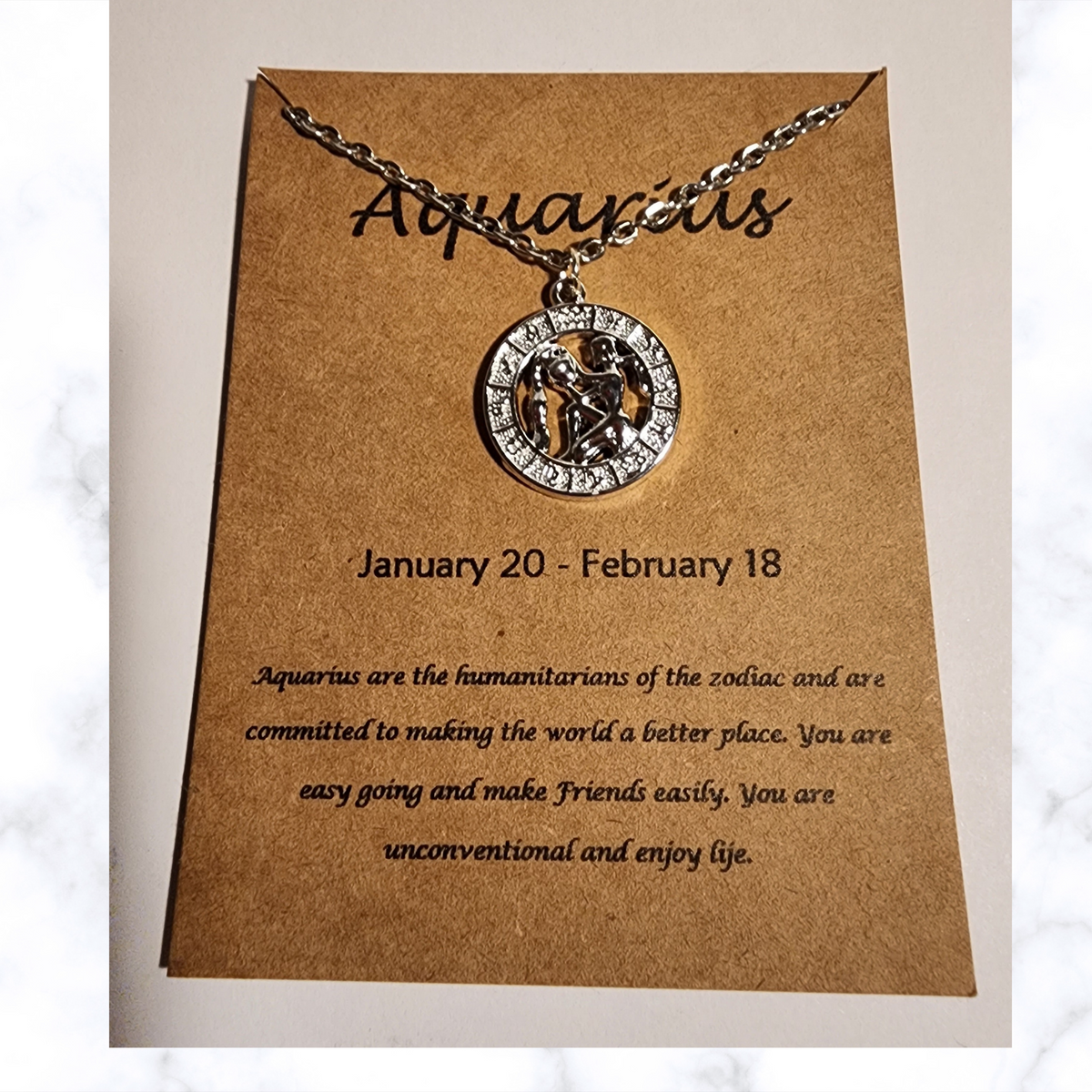 Aquarius Zodiac Gift Box