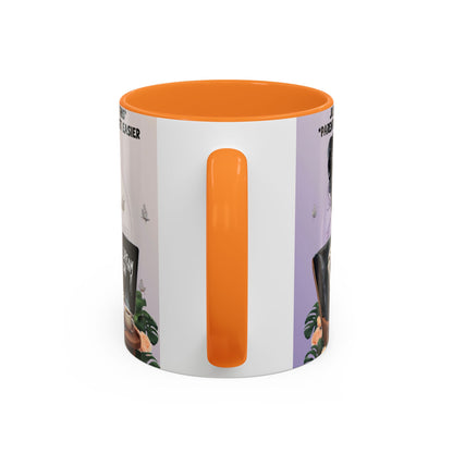 Skeleton Mom Coffee Mug — "Just Waiting For This Parenting Thing To Get Easier" 11oz/15oz