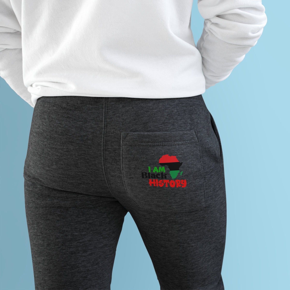 I am Black History Fleece Joggers